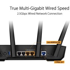 ASUS TUF Gaming AX3000 V2 Wireless Router - High-Speed Gaming & Reliable Connectivity for Gamers!